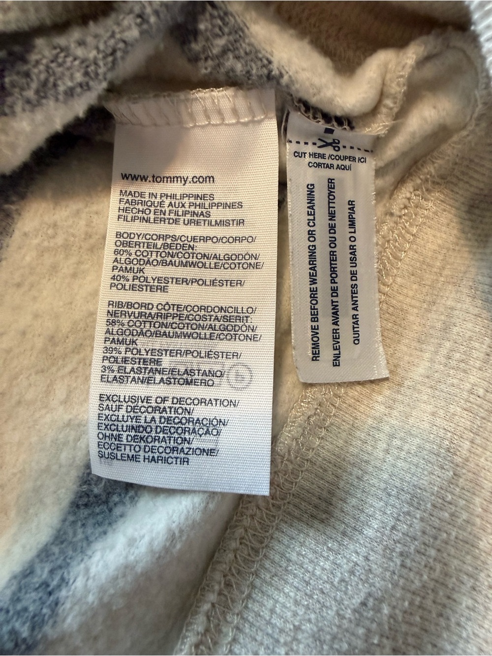 Tommy Hilfiger Women’s Striped Shawl Collar Cardigan - Picture 6 of 7